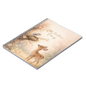 Little Nature Diary Cute Deer Bird Nest Notebook | Notitieboek (Linkerzijde)