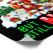 Little Naughty But Nice Xmas Cavalier King Charles Poster (Hoek)