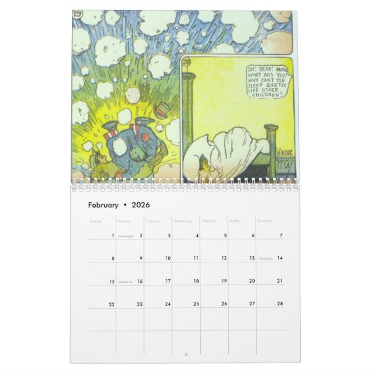 Little Nemo in Slumberland 2026 Wall Calendar Kalender (Feb 2026)