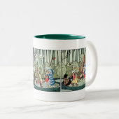 Little Nemo in Slumberland - Swamp Frogs Jazz Band Tweekleurige Koffiemok (Voorkant rechts)