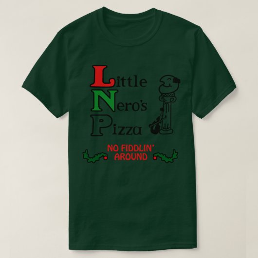 Little Neros Pizza T-shirt (Design voorkant)