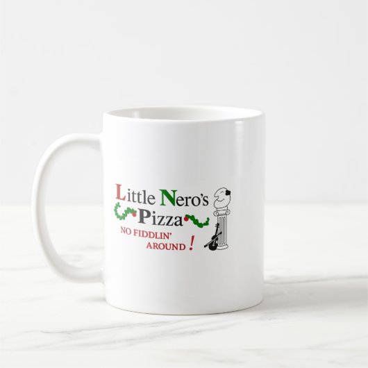 Little Nero's Zza  Koffiemok (Links)