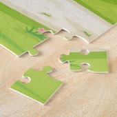 Little Ninja Boy Design Jigzaag Puzzle Legpuzzel (Zijkant)