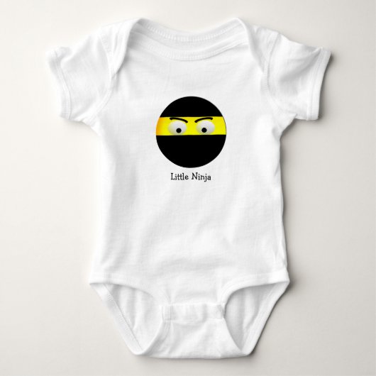 Little Ninja Emoji Romper (Voorkant)