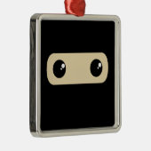 Little Ninja Metalen Ornament (Rechts)