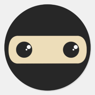 Little Ninja Ronde Sticker
