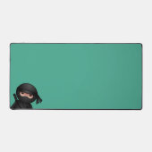 Little Ninja Warrior on Green Bureaumat (Voorkant)