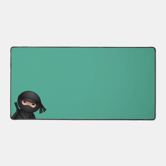 Little Ninja Warrior on Green Bureaumat (Voorkant)