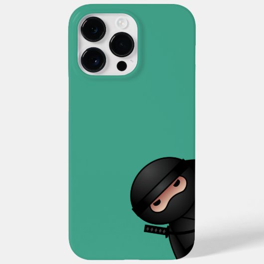 Little Ninja Warrior on Green Case-Mate iPhone Case (Achterkant)