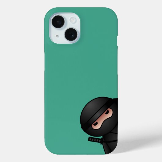 Little Ninja Warrior on Green Case-Mate iPhone Case (Achterkant)