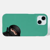 Little Ninja Warrior on Green Case-Mate iPhone Case (Achterkant (horizontaal))