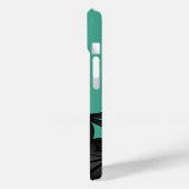 Little Ninja Warrior on Green Case-Mate iPhone Case (Achterkant / Links)