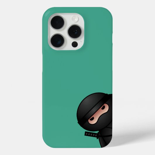 Little Ninja Warrior on Green Case-Mate iPhone Case (Achterkant)