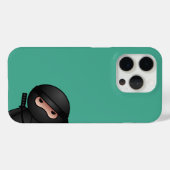 Little Ninja Warrior on Green Case-Mate iPhone Case (Achterkant (horizontaal))