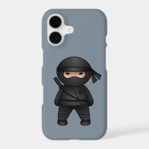Little Ninja Warrior on Grey