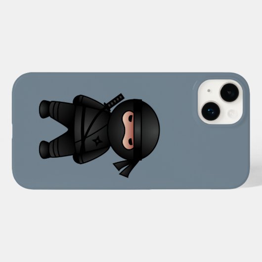 Little Ninja Warrior on Grey Case-Mate iPhone Case (Achterkant (horizontaal))
