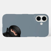 Little Ninja Warrior on Grey Case-Mate iPhone Case (Achterkant (horizontaal))