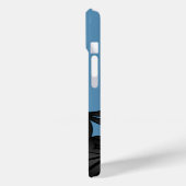 Little Ninja Warrior op Blue Case-Mate iPhone Case (Achterkant / Links)