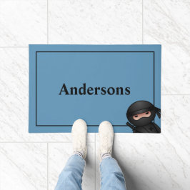 Little Ninja Warrior op Blue Deurmat