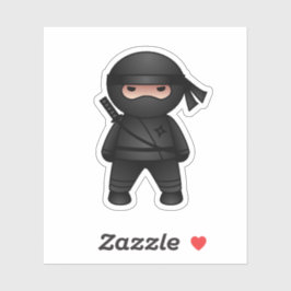 Little Ninja Warrior Sticker