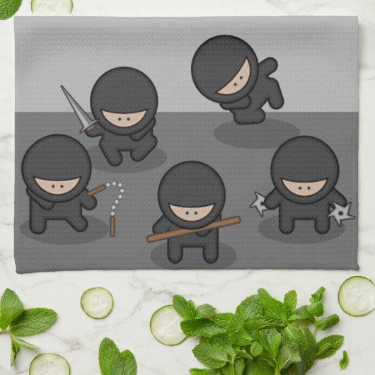 Little Ninjas Kitchen Towels Theedoek (Gevouwen)