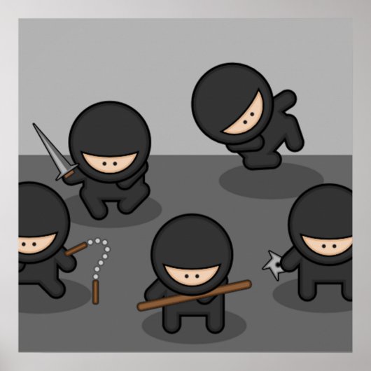 Little Ninjas Poster (Voorkant)