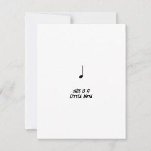 Little Note Lot of Love Heart Valentijn Music Feestdagenkaart
