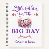 Little Notes voor het Big Day Notitieboek & Journa (Voorkant)