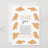Little Nugget Baby shower Bedankkaart (Voorkant)