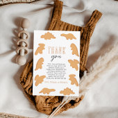 Little Nugget Baby shower Bedankkaart