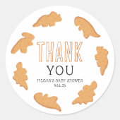 Little Nugget Baby shower Bedankt voor de Stickers