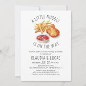 Little Nugget Baby shower Kaart (Voorkant)