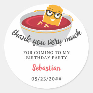 Little Nugget elke leeftijd peuter jongen verjaard Ronde Sticker