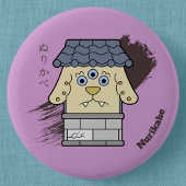 Little Nurikabe Yokai Ronde Button 5,7 Cm