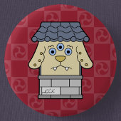 Little Nurikabe Yokai Ronde Button 5,7 Cm