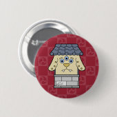 Little Nurikabe Yokai Ronde Button 5,7 Cm (Voorkant /achterkant)
