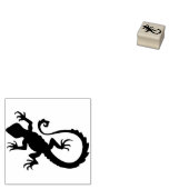 LITTLE NZ GEKO RUBBERSTEMPEL (Gestempeld)