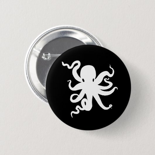 Little Octopus Squid Kraken Button (Voorkant /achterkant)