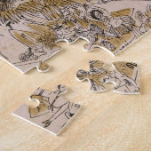 Little Old Lady's VS. Kaart (Cartoon) Legpuzzel (Zijkant)