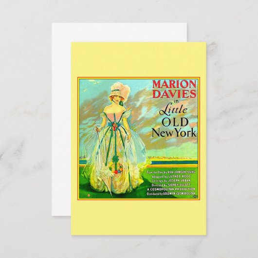 Little Old New York Poster Bedankkaart (Voorkant / Achterkant)