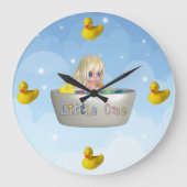 Little One#2 Bath Wall klok (Voorkant)