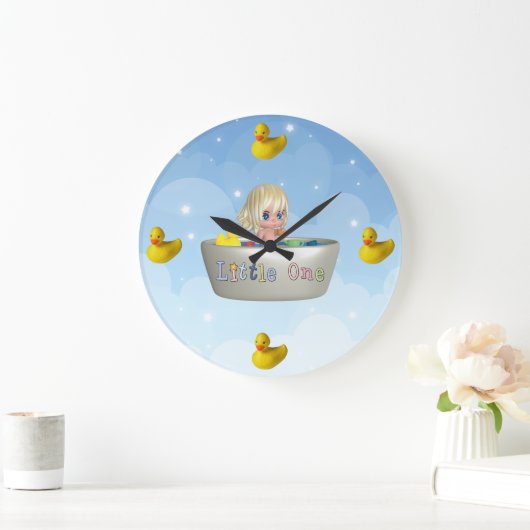 Little One#2 Bath Wall klok (Huis)
