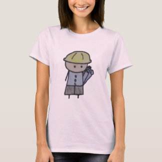 Little One architect vrouw organisch t-shirt