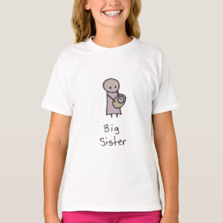 Little One big zus kinder ringer t shirt