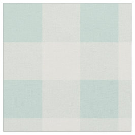 Little One Buffalo Check - soft teal Stof