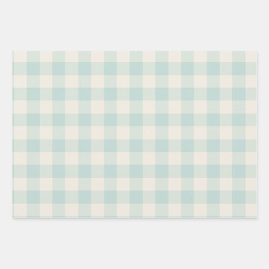 Little One Collection - soft teal Inpakpapier Vel (Voorkant 3)