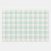 Little One Collection - zachte teal Inpakpapier Vel (Voorkant 3)