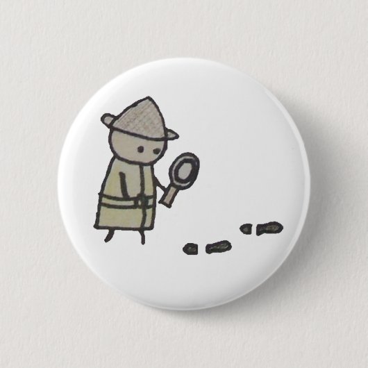 Little One detective-knop Ronde Button 5,7 Cm (Voorkant)