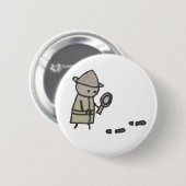 Little One detective-knop Ronde Button 5,7 Cm (Voorkant /achterkant)