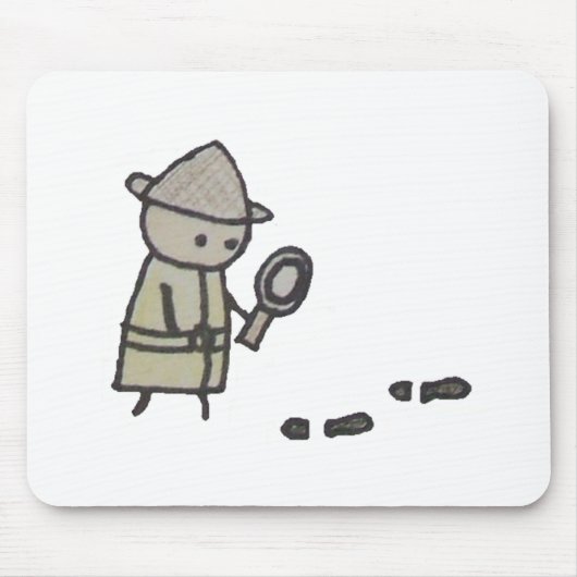 Little One detective mousepad Muismat (Voorkant)
